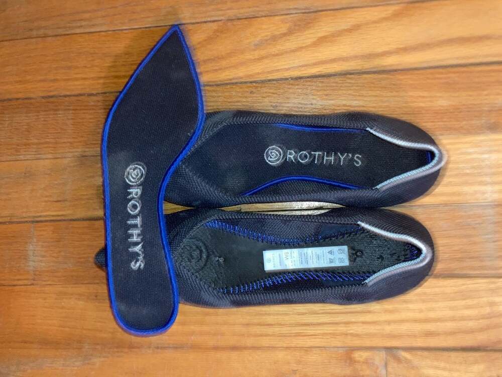 Rothy's The Point Women's Flats Black Camo